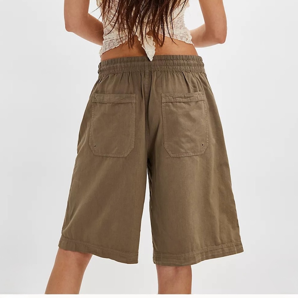 Free People Saylor Poplin Pull-On Shorts - Picture 5 of 6